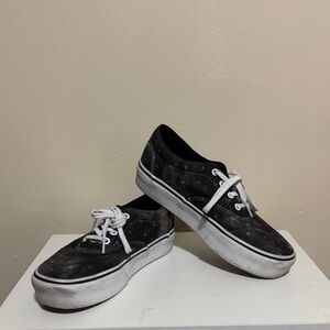Vans  Black and White Sneakers 8 in women NWOT